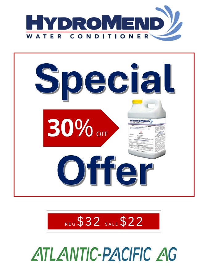 Hydromend Water Conditioner - Special 30% Offer - Reg $32, Sale $22 - Atlantic-Pacific Ag